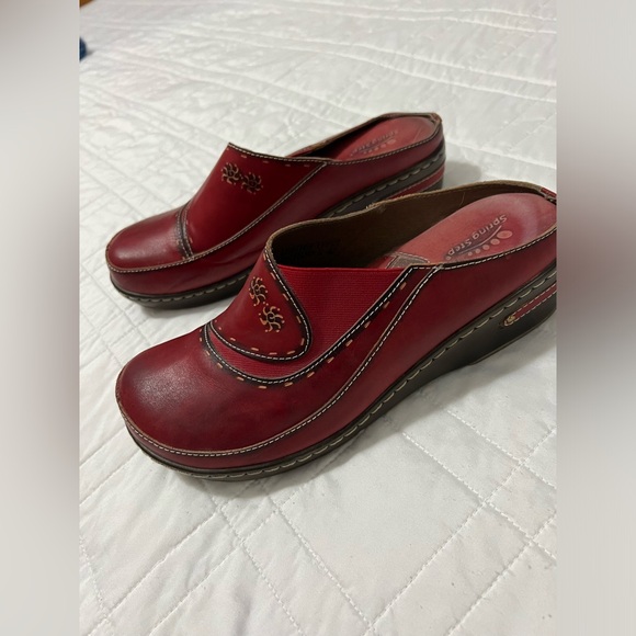 Spring Steps L’artiste open back clog, red, size 42 - Picture 2 of 4